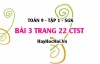 Bài 3 trang 22 Toán 9 tập 1 Chân trời sáng tạo SGK